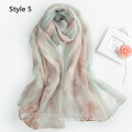 Top Seller Fashionable Lady Wool Blend Scarf Printing Merino Wool Scarf Women